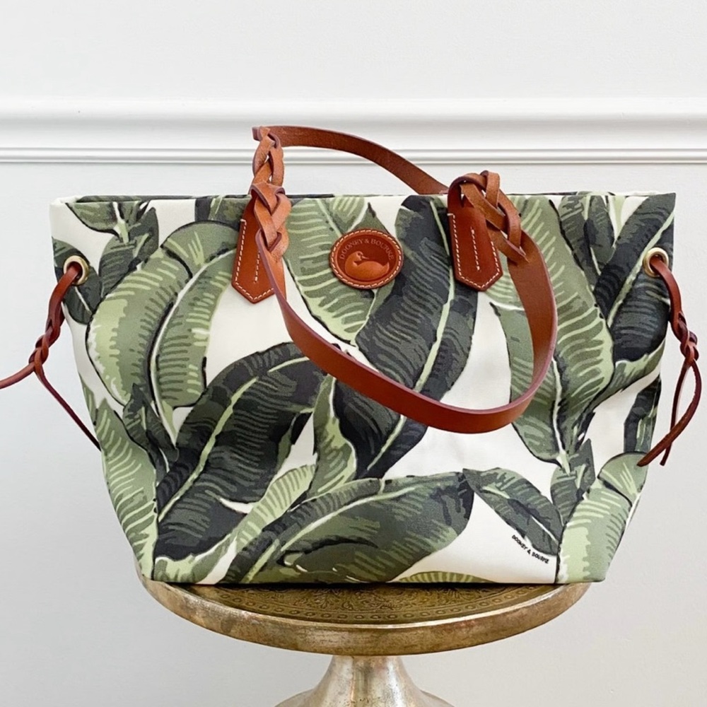 Dooney & Bourke Banana leaf print tote bag